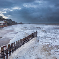 Buy canvas prints of Ventnor Beach Surf by Wight Landscapes