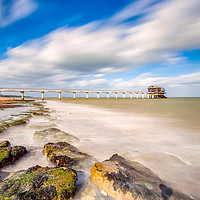 Buy canvas prints of Bembridge Ledge and Lifeboat Station by Wight Landscapes