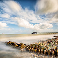 Buy canvas prints of Bembridge Beach and Lifeboat Station by Wight Landscapes