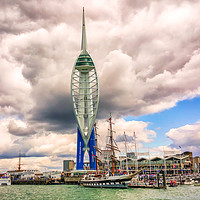 Buy canvas prints of Spinnaker Tower Portsmouth by Wight Landscapes