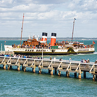 Buy canvas prints of PS Waverley At Yarmouth Isle Of Wight by Wight Landscapes