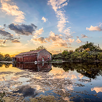 Buy canvas prints of Bembridge Lagoons Boatshed by Wight Landscapes