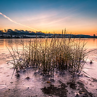 Buy canvas prints of Dawn At The Millpond by Wight Landscapes