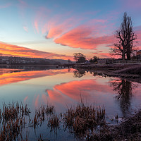 Buy canvas prints of Dawn At The Mill Pond by Wight Landscapes