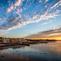 Buy canvas prints of Ryde Esplanade Sunset by Wight Landscapes