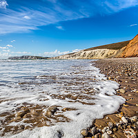 Buy canvas prints of Compton Bay Beach Isle Of Wight by Wight Landscapes