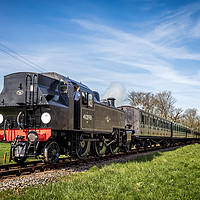 Buy canvas prints of Isle Of Wight Steam Railway 41298 by Wight Landscapes