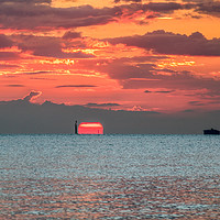 Buy canvas prints of Solent Sunrise by Wight Landscapes