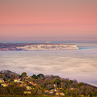 Buy canvas prints of Fog Over The Bay by Wight Landscapes