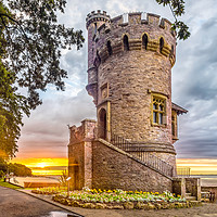Buy canvas prints of Appley Tower Sunset Ryde Isle Of Wight by Wight Landscapes