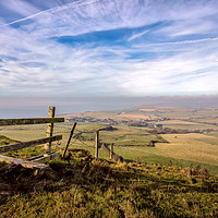 Buy canvas prints of St Catherines Down by Wight Landscapes