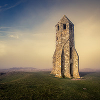 Buy canvas prints of St Catherines Oratory Isle Of Wight by Wight Landscapes