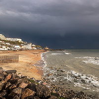 Buy canvas prints of Ventnor Stormy Afternoon Isle Of Wight by Wight Landscapes