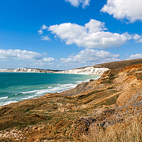 Buy canvas prints of Compton Bay Landslip Isle Of Wight by Wight Landscapes