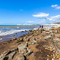 Buy canvas prints of Hanover Point  Compton Bay Isle Of Wight by Wight Landscapes