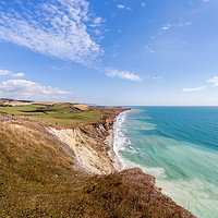 Buy canvas prints of Compton Bay Beach isle of Wight by Wight Landscapes