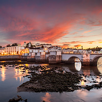 Buy canvas prints of Tavira Twilight Algarve Portugal by Wight Landscapes