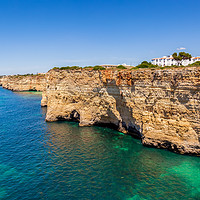 Buy canvas prints of Sandstone Cliffs Of The Western Algarve by Wight Landscapes