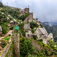 Buy canvas prints of Castelo dos Mouros Sintra Portugal by Wight Landscapes