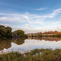 Buy canvas prints of The Old Mill Pond Wootton Bridge Isle Of Wight by Wight Landscapes