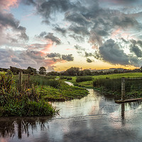 Buy canvas prints of Lukely Brook Carisbrooke Isle Of Wight by Wight Landscapes