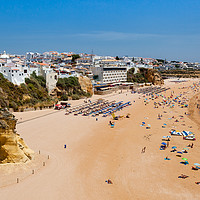 Buy canvas prints of Albufeira Beach Algarve Portugal by Wight Landscapes
