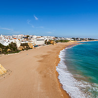 Buy canvas prints of Albufeira Beach Algarve Portugal by Wight Landscapes