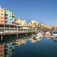 Buy canvas prints of Albufeira Marina Algarve Portugal by Wight Landscapes