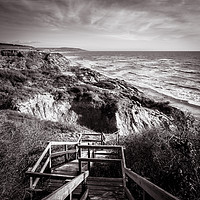 Buy canvas prints of Chilton Chine Isle Of Wight by Wight Landscapes