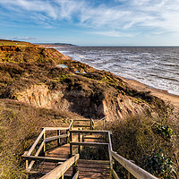 Buy canvas prints of Chilton Chine Isle Of Wight by Wight Landscapes