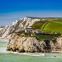 Buy canvas prints of Fort Redoubt Freshwater Bay Isle Of Wight by Wight Landscapes