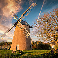 Buy canvas prints of Bembridge Windmill Sunset Isle Of Wight by Wight Landscapes