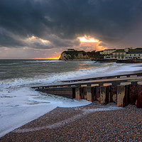 Buy canvas prints of Freshwater As Another Storm Rolls In by Wight Landscapes