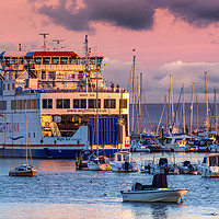 Buy canvas prints of Wight Sun-Set by Wight Landscapes