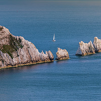 Buy canvas prints of The Needles Isle Of Wight by Wight Landscapes