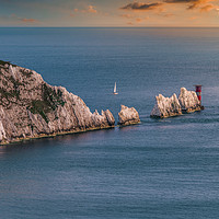 Buy canvas prints of The Needles and Alum Bay Isle Of Wight by Wight Landscapes