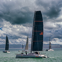 Buy canvas prints of RORC Race The Wight 2020 by Wight Landscapes