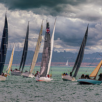 Buy canvas prints of RORC Race The Wight by Wight Landscapes