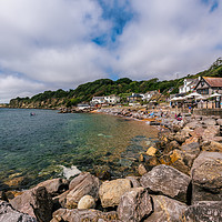 Buy canvas prints of Summer At Steephill Cove by Wight Landscapes