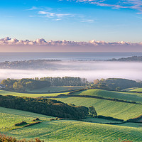 Buy canvas prints of Sandown In The Fog by Wight Landscapes