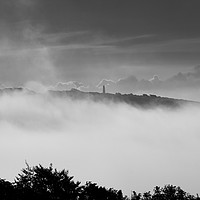 Buy canvas prints of Culver In The Clouds by Wight Landscapes