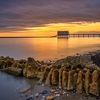 Buy canvas prints of Bembridge Lifeboat Station Sunrise LE by Wight Landscapes