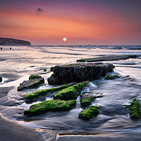 Buy canvas prints of Sunrise At Sandown Beach by Wight Landscapes