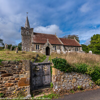 Buy canvas prints of St Peters and St Pauls Parish Church Mottistone by Wight Landscapes