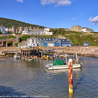 Buy canvas prints of Ventnor Haven Harbour by Wight Landscapes