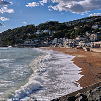 Buy canvas prints of Ventnor Beach Surf by Wight Landscapes