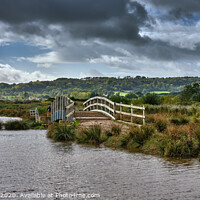 Buy canvas prints of Brading Marshes Humped Bridge  Isle Of Wight by Wight Landscapes