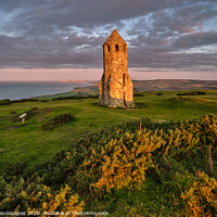Buy canvas prints of St Catherines Oratory by Wight Landscapes