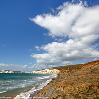 Buy canvas prints of Compton Bay by Wight Landscapes