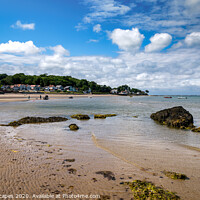 Buy canvas prints of Summer At Seagrove Bay by Wight Landscapes